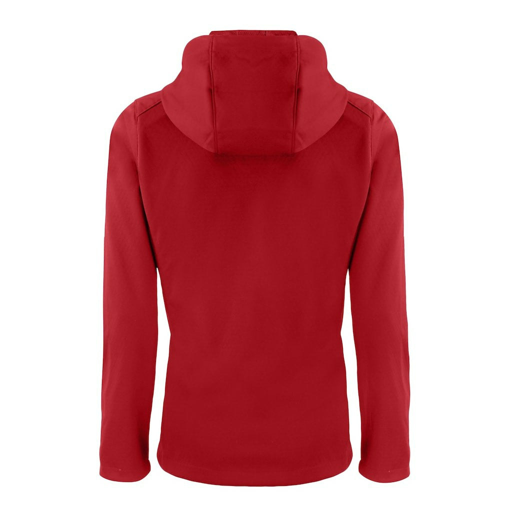 Atlanta Falcons Cutter & Buck Women's Evoke Eco Softshell Recycled Full-Zip Hooded Jacket Red - NFL