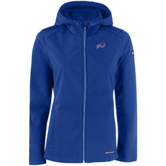 Buffalo Bills Cutter & Buck Women's Evoke Eco Softshell Recycled Full-Zip Hooded Jacket Royal - NFL