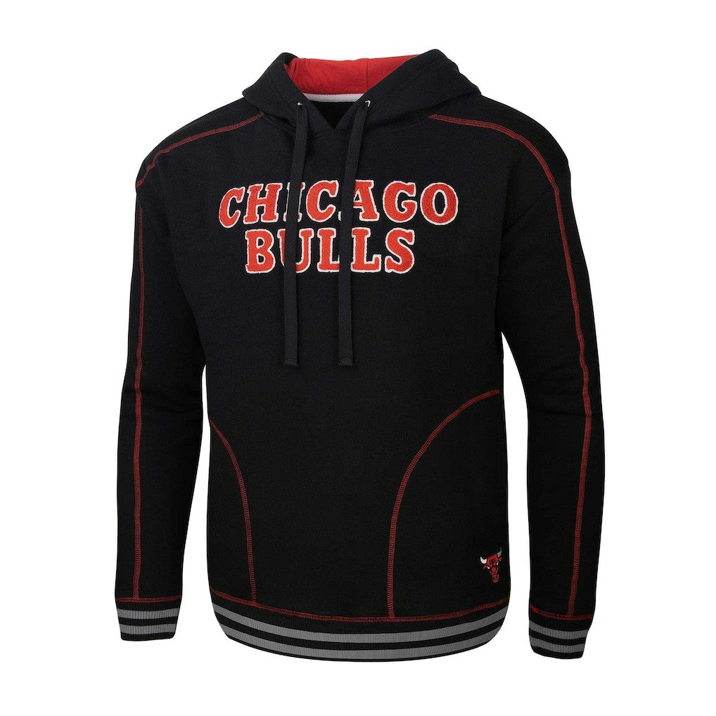 NBA - Chicago Bulls Stadium Essentials Baseline Pullover Hoodie - Black
