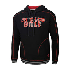 NBA - Chicago Bulls Stadium Essentials Baseline Pullover Hoodie - Black