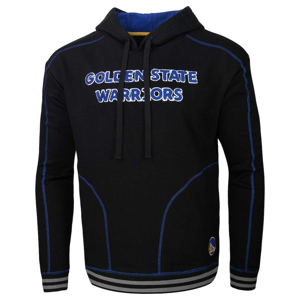 NBA - Golden State Warriors Stadium Essentials Baseline Pullover Hoodie - Black