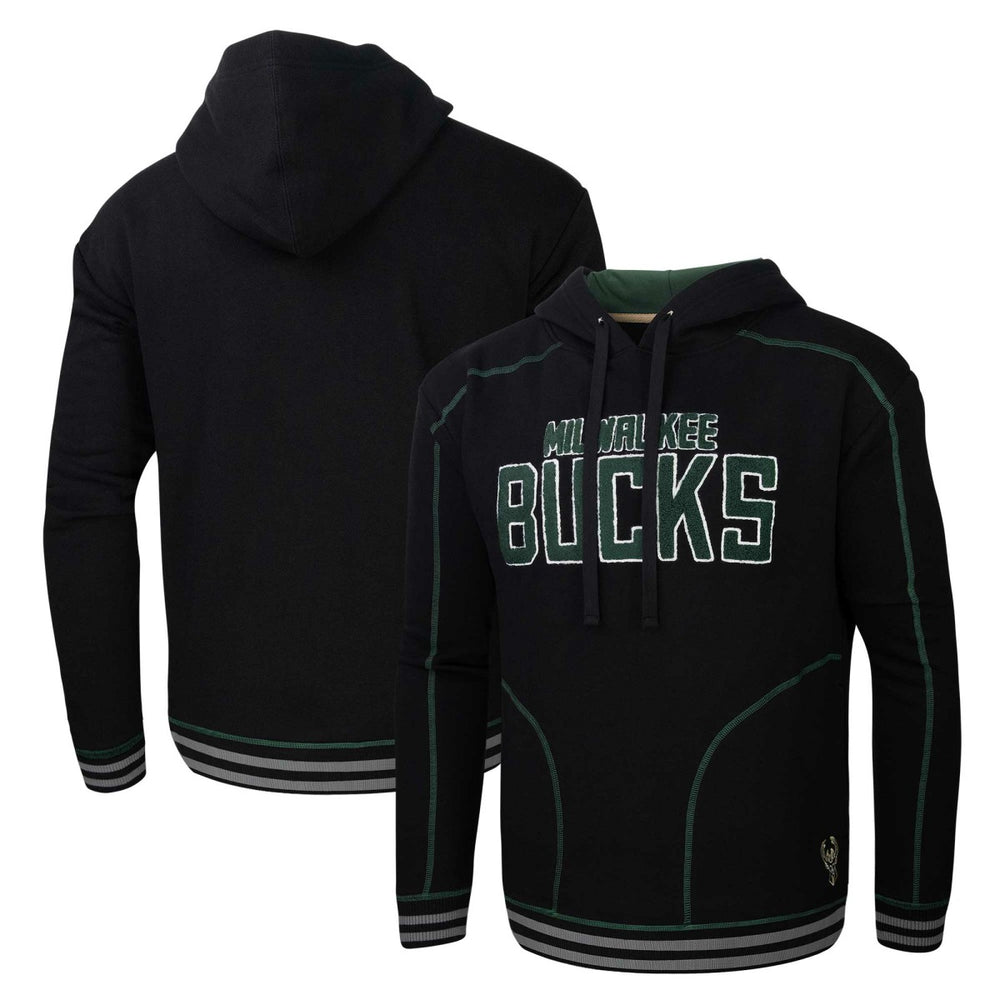 NBA - Milwaukee Bucks Stadium Essentials Baseline Pullover Hoodie - Black