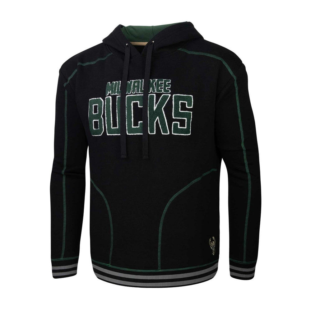 NBA - Milwaukee Bucks Stadium Essentials Baseline Pullover Hoodie - Black