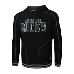 NBA - Milwaukee Bucks Stadium Essentials Baseline Pullover Hoodie - Black