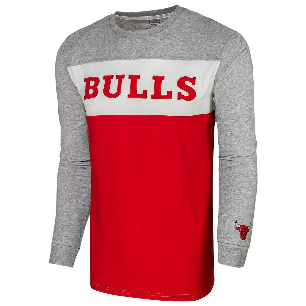 NBA - Chicago Bulls Unisex Loge Long Sleeve T-Shirt - Heather Gray