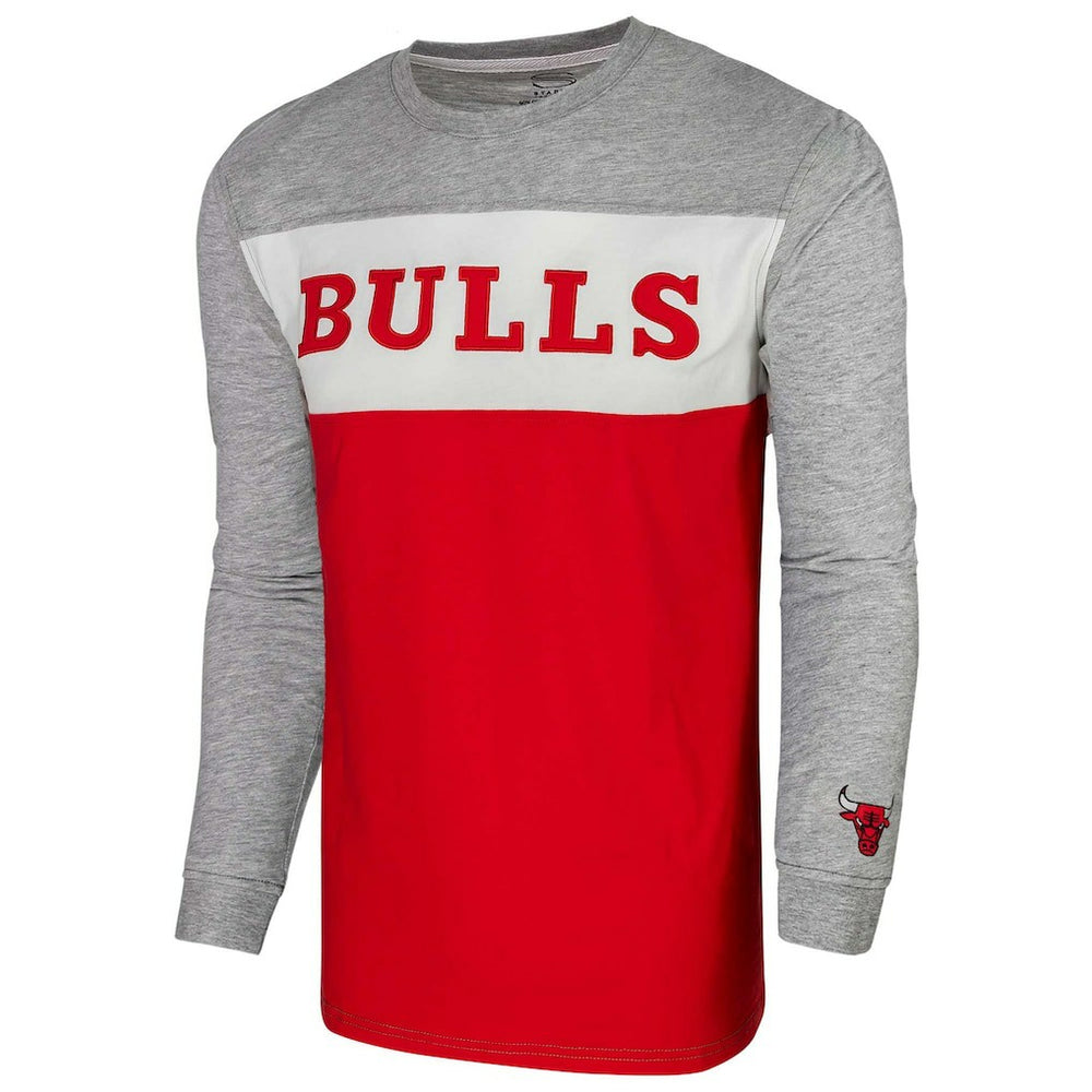 NBA - Chicago Bulls Unisex Loge Long Sleeve T-Shirt - Heather Gray
