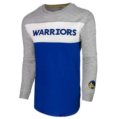 NBA - Golden State Warriors Unisex Loge Long Sleeve T-Shirt - Heather Gray