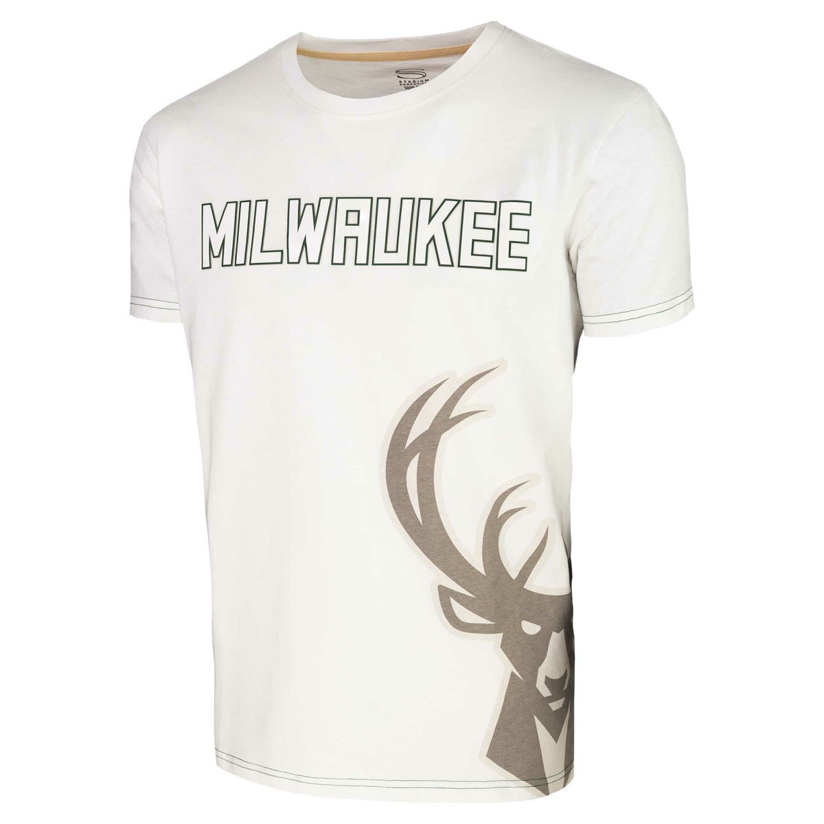 NBA - Milwaukee Bucks Stadium Essentials Unisex Scoreboard T-Shirt - White