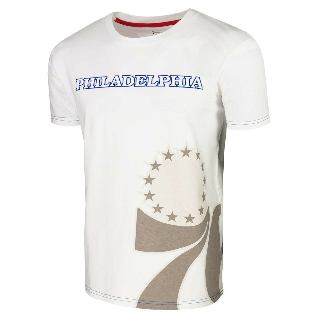 NBA - Philadelphia 76ers Stadium Essentials Unisex Scoreboard T-Shirt - White