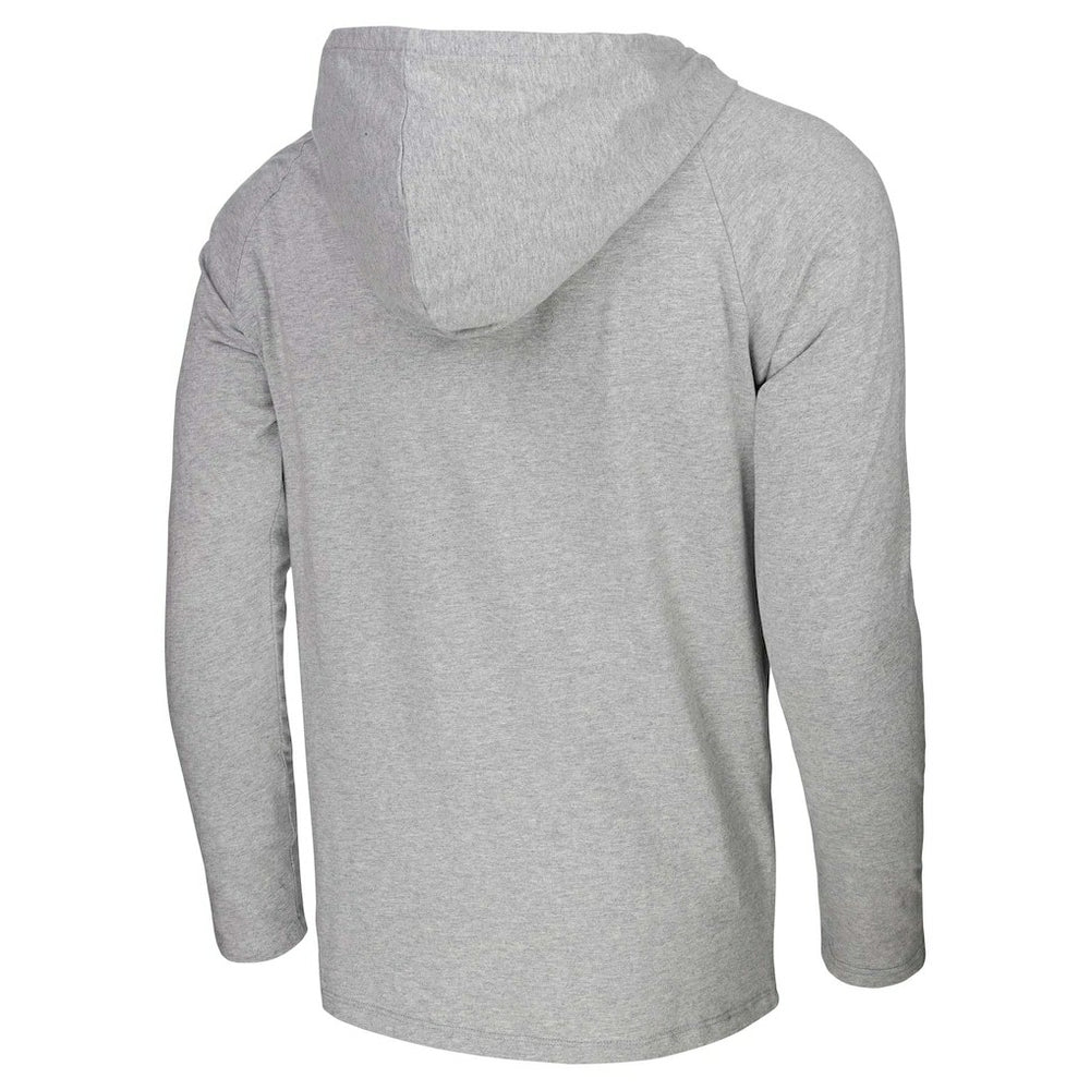 NBA - Dallas Mavericks Stadium Essentials Atrium Raglan Long Sleeve Hoodie T-Shirt - Heather Gray