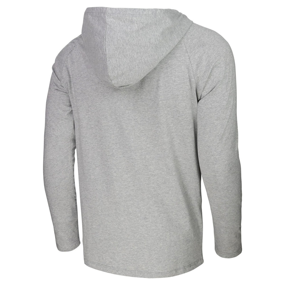 NBA - Los Angeles Lakers Stadium Essentials Atrium Raglan Long Sleeve Hoodie T-Shirt - Heather Gray