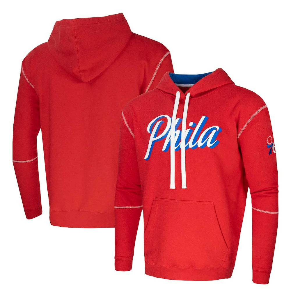 NBA - Philadelphia 76ers Stadium Essentials Monument Pullover Hoodie - Red