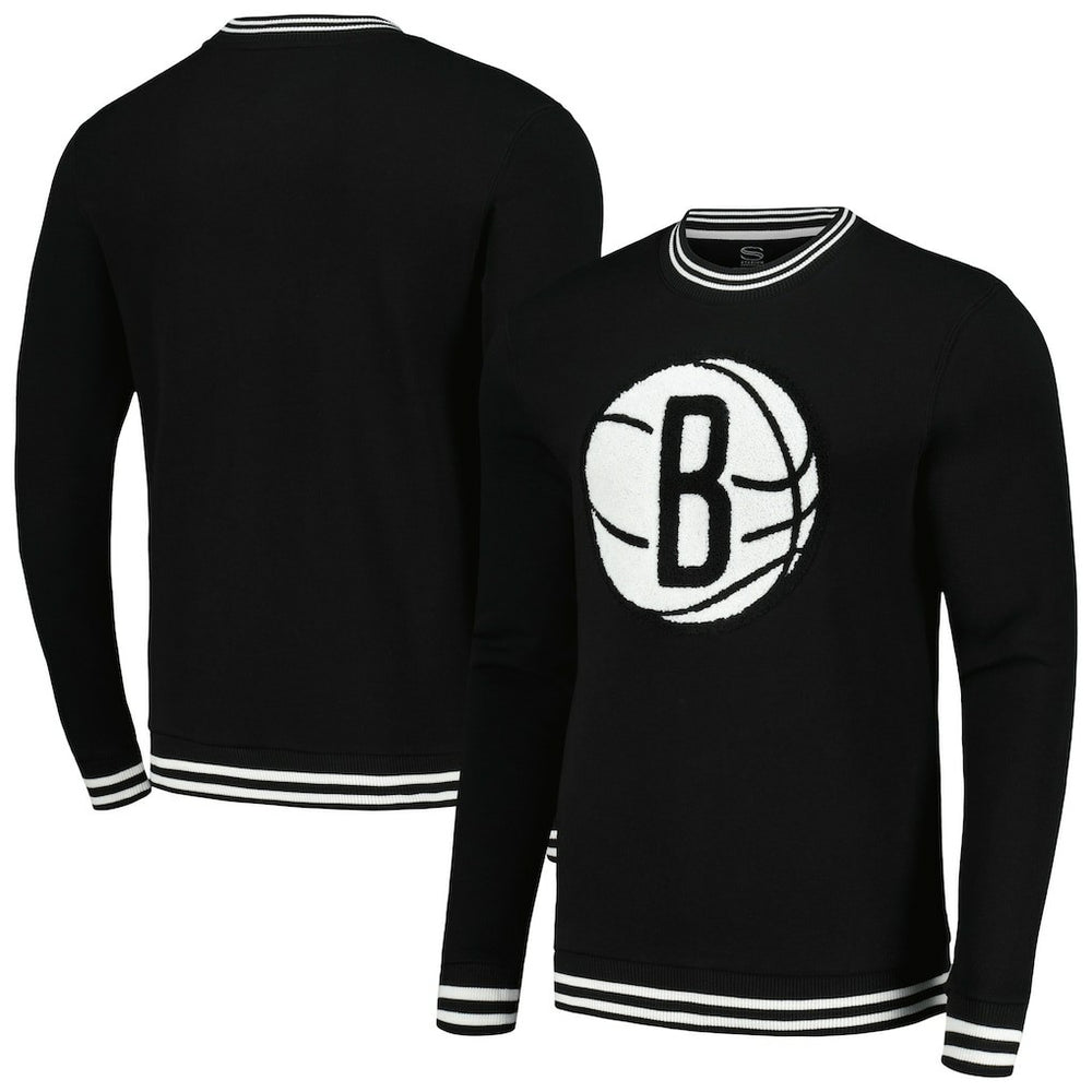 NBA - Brooklyn Nets Stadium Essentials Club Level Pullover Sweatshirt - Black