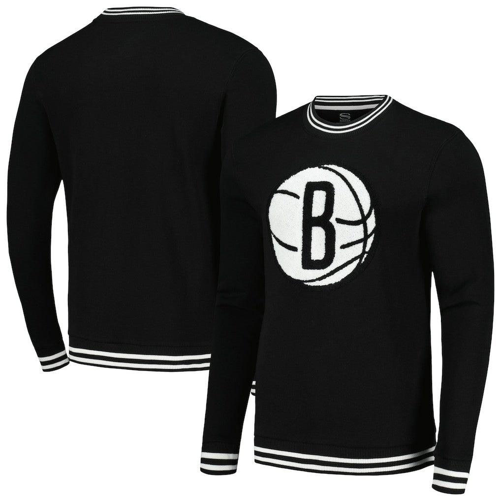 NBA - Brooklyn Nets Stadium Essentials Club Level Pullover Sweatshirt - Black