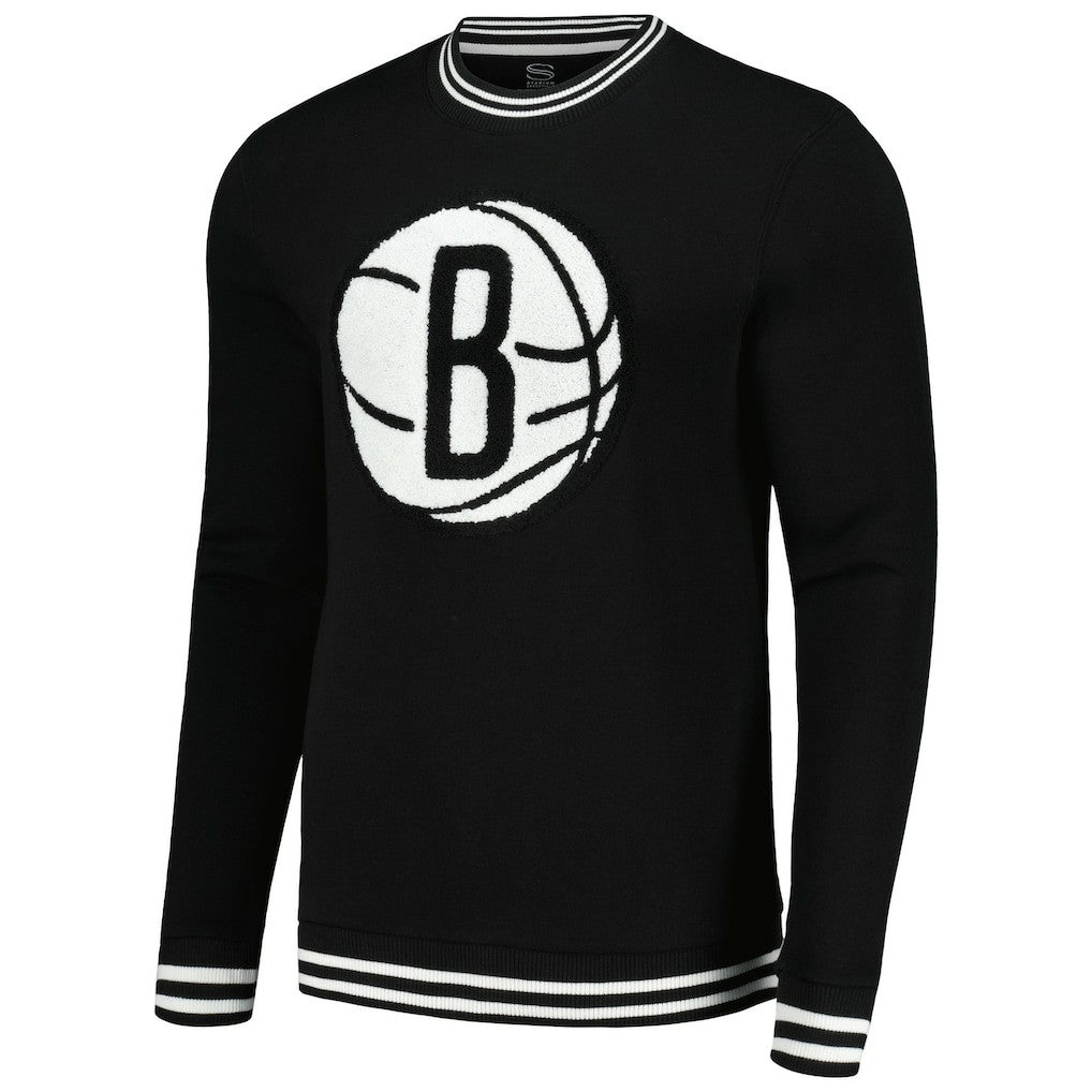 NBA - Brooklyn Nets Stadium Essentials Club Level Pullover Sweatshirt - Black