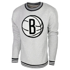 NBA - Brooklyn Nets Stadium Essentials Club Level Pullover Sweatshirt - Heather Gray