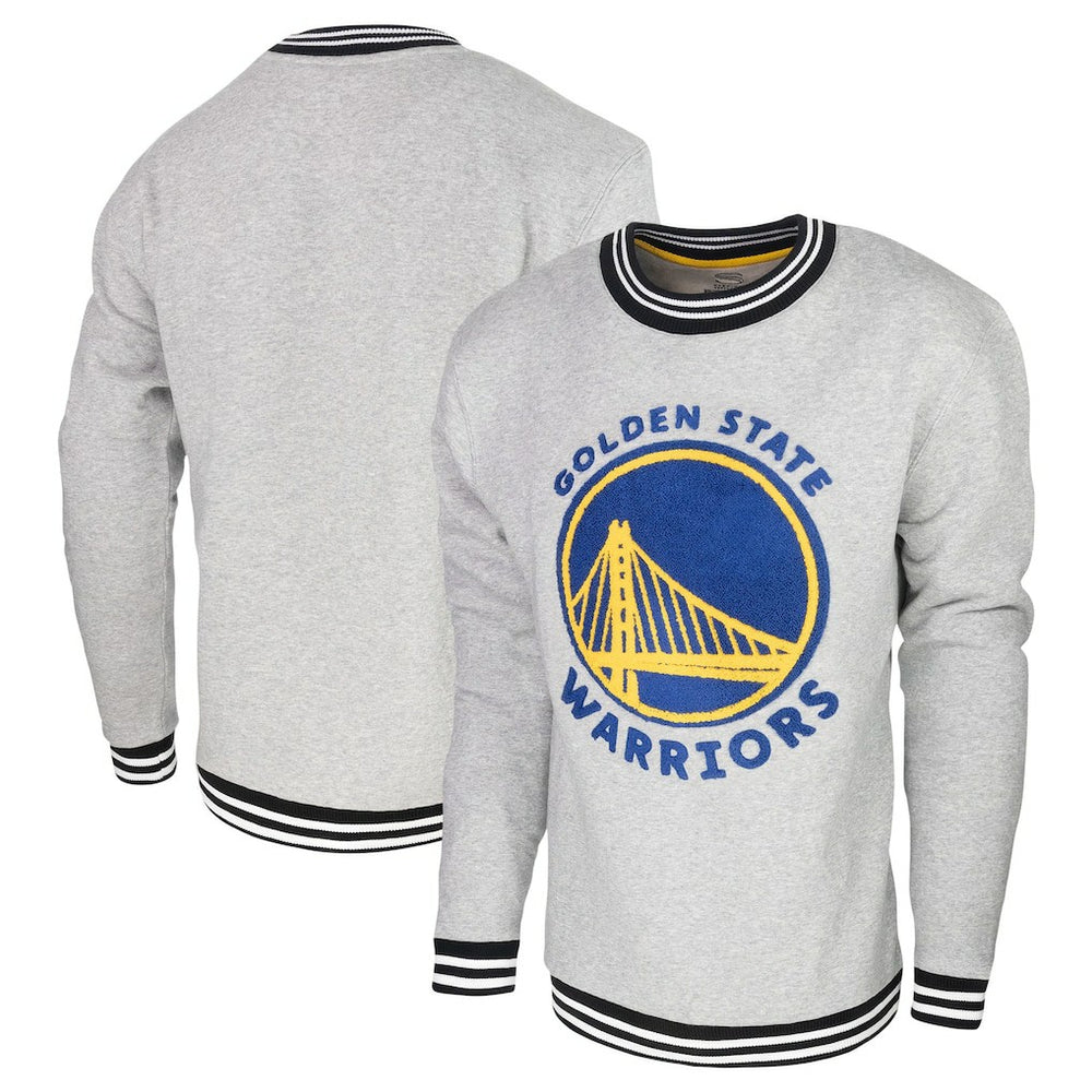 NBA - Golden State Warriors Stadium Essentials Club Level Pullover Sweatshirt - Heather Gray