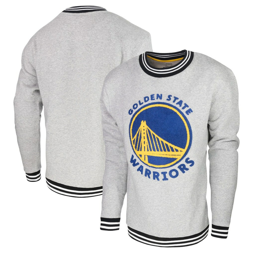 NBA - Golden State Warriors Stadium Essentials Club Level Pullover Sweatshirt - Heather Gray