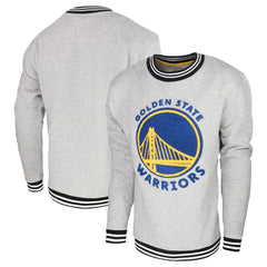 NBA - Golden State Warriors Stadium Essentials Club Level Pullover Sweatshirt - Heather Gray