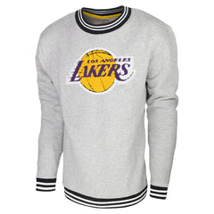 NBA - Los Angeles Lakers Stadium Essentials Club Level Pullover Sweatshirt - Heather Gray