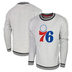 NBA - Philadelphia 76ers Stadium Essentials Club Level Pullover Sweatshirt - Heather Gray