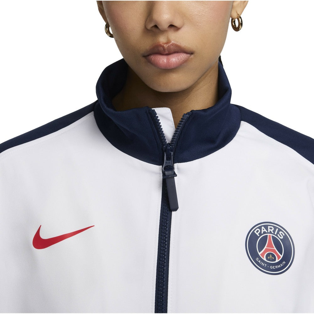 Nike Paris Saint-Germain Women's 2024/25 Strike Anthem Full-Zip Jacket - White