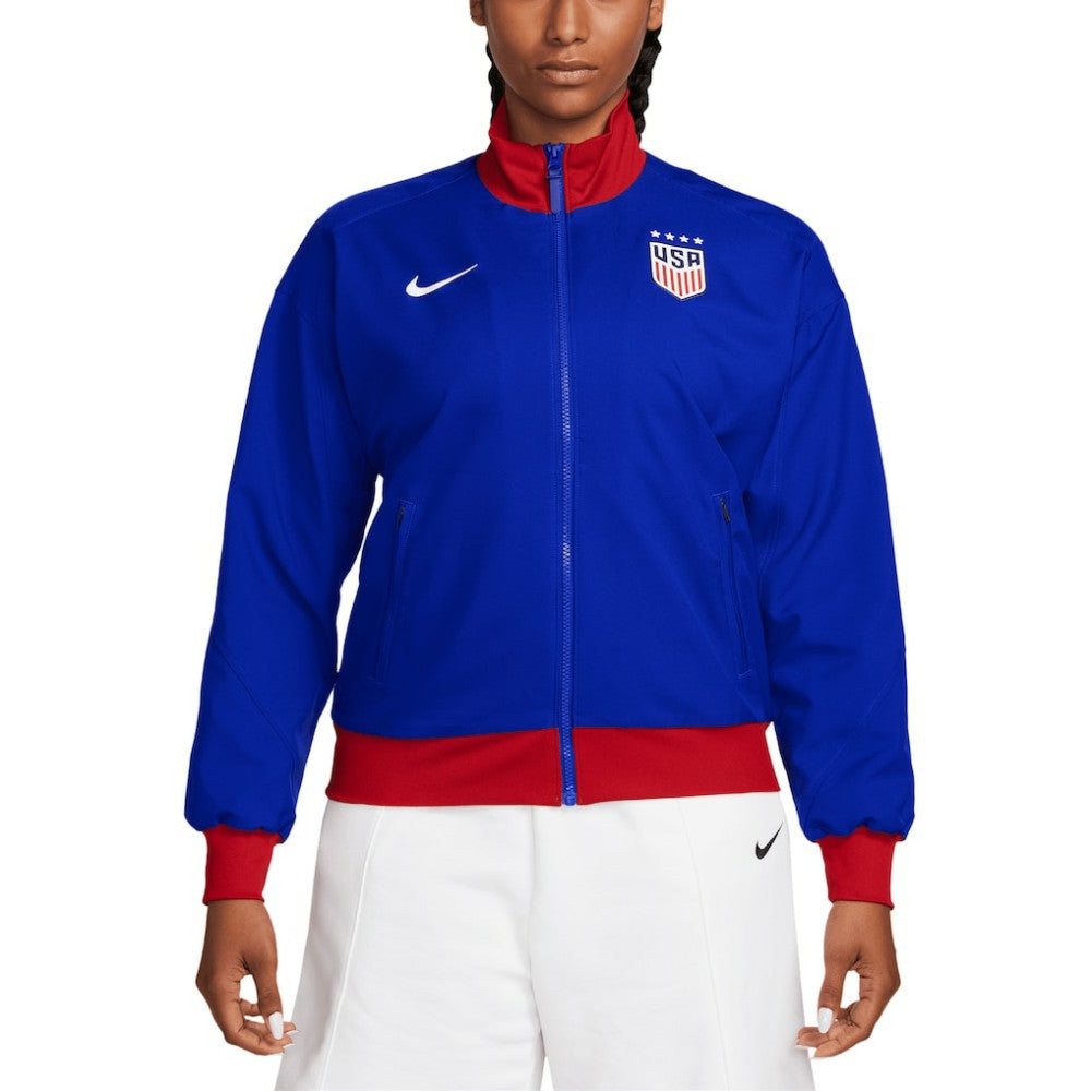 Nike USWNT Women's 2024 Strike Anthem Full-Zip Jacket - Royal