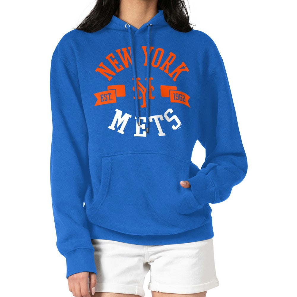 New York Mets G-III 4Her by Carl Banks Women's City Graphic Pullover Hoodie Lifestyle