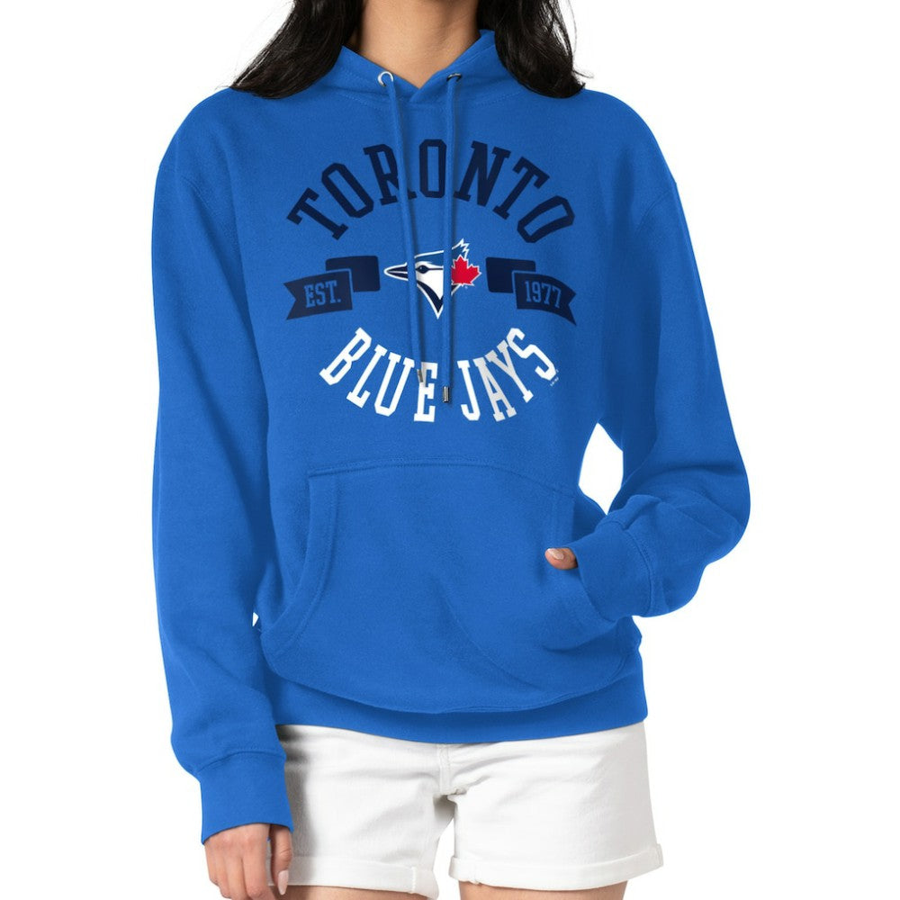 Toronto Blue Jays G-III 4Her by Carl Banks Women's City Graphic Pullover Hoodie Clearance