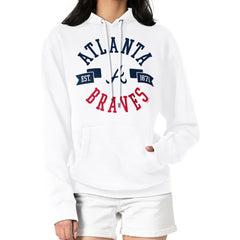 Atlanta Braves G-III 4Her by Carl Banks Women's City Graphic Pullover Hoodie Lifestyle