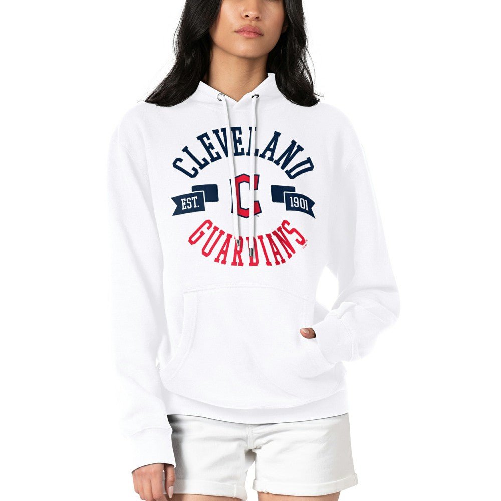 Cleveland Guardians G-III 4Her by Carl Banks Women's City Graphic Pullover Hoodie Clearance