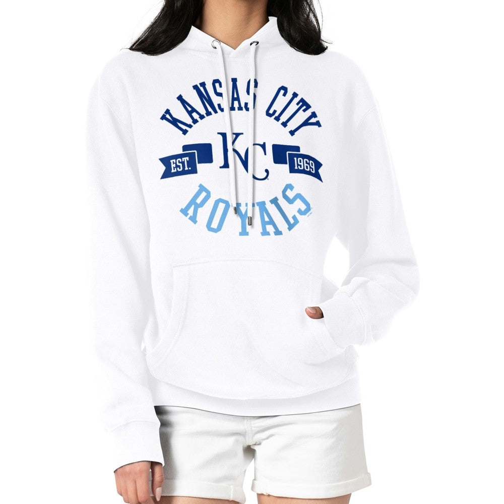 Kansas City Royals G-III 4Her by Carl Banks Women's City Graphic Pullover Hoodie Clearance
