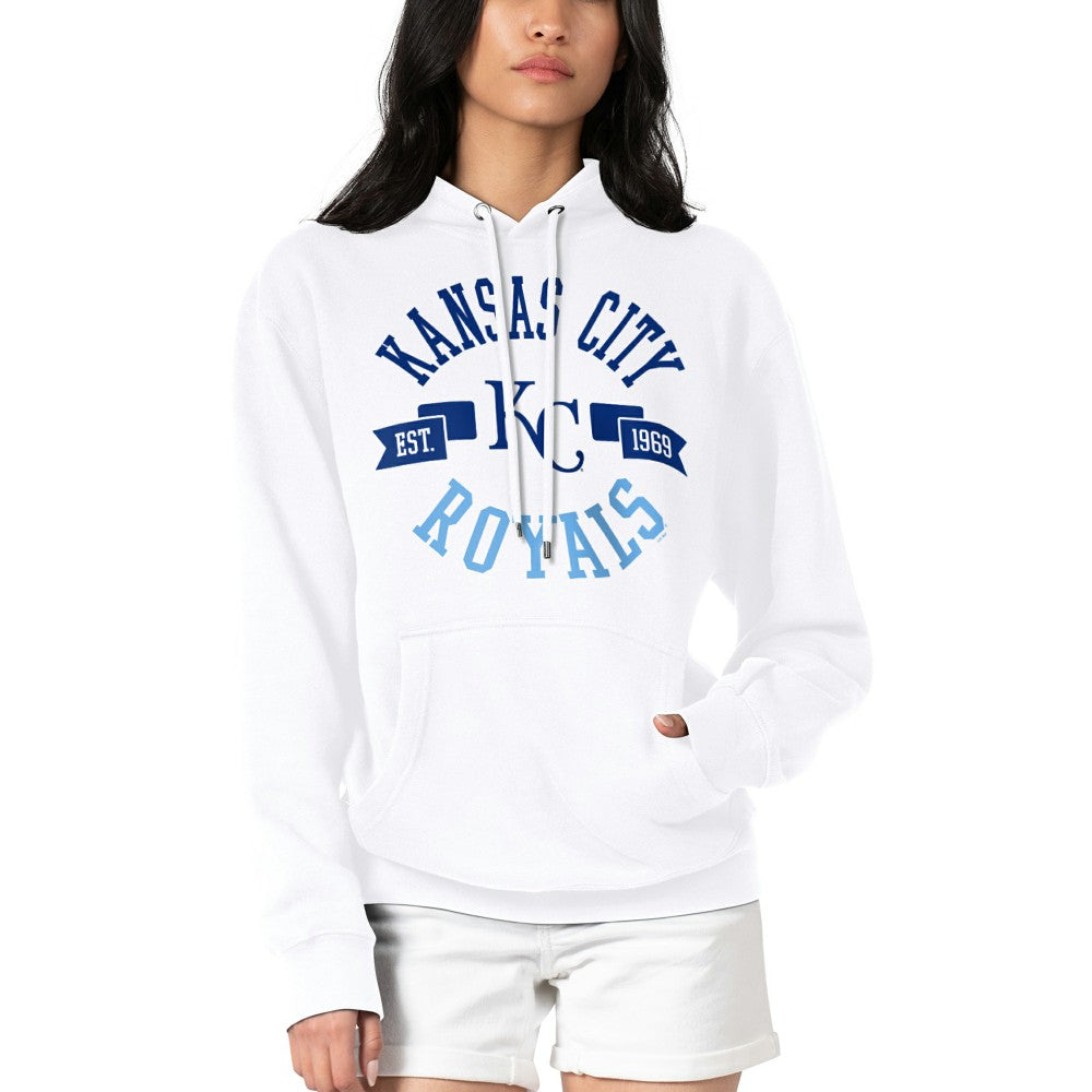Kansas City Royals G-III 4Her by Carl Banks Women's City Graphic Pullover Hoodie Clearance