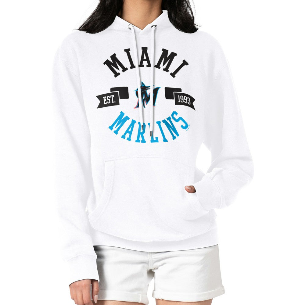 Miami Marlins G-III 4Her by Carl Banks Women's City Graphic Pullover Hoodie Near Me