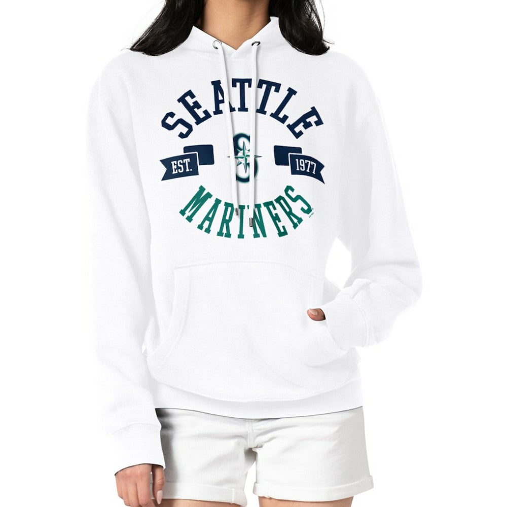 Seattle Mariners G-III 4Her by Carl Banks Women's City Graphic Pullover Hoodie for sale