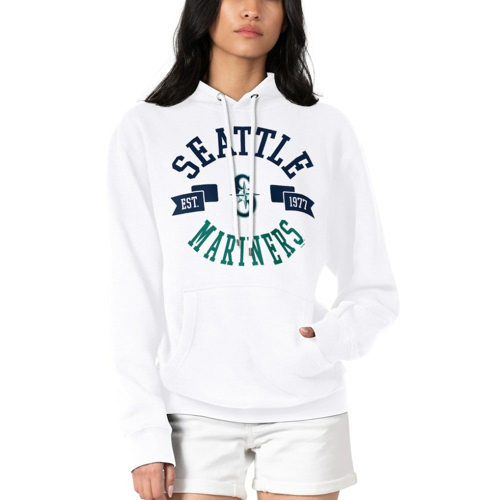 Seattle Mariners G-III 4Her by Carl Banks Women's City Graphic Pullover Hoodie for sale