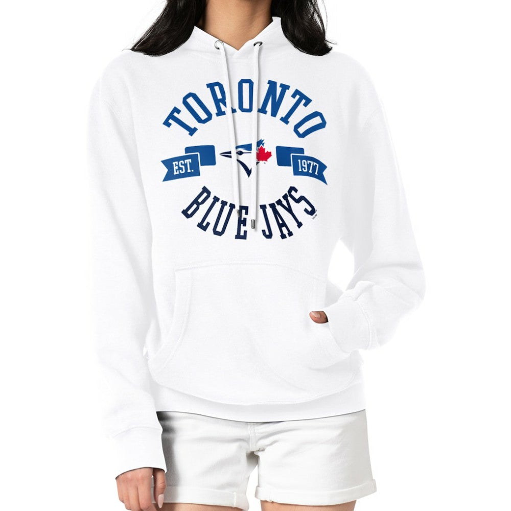 Toronto Blue Jays G-III 4Her by Carl Banks Women's City Graphic Pullover Hoodie Online
