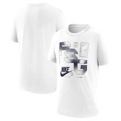 Nike Paris Saint-Germain Youth Futura T-Shirts - White