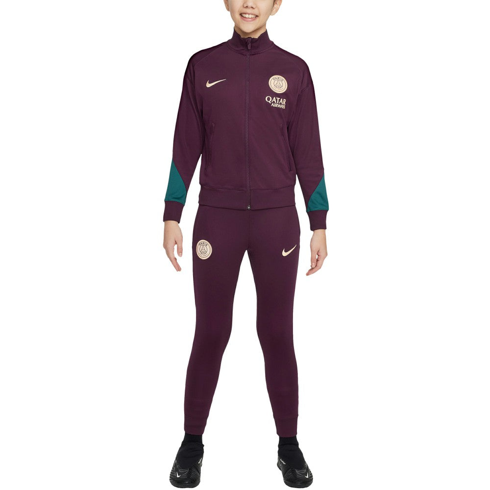 Nike Paris Saint-Germain Youth 2024/25 Strike Performance Track Suit - Burgundy