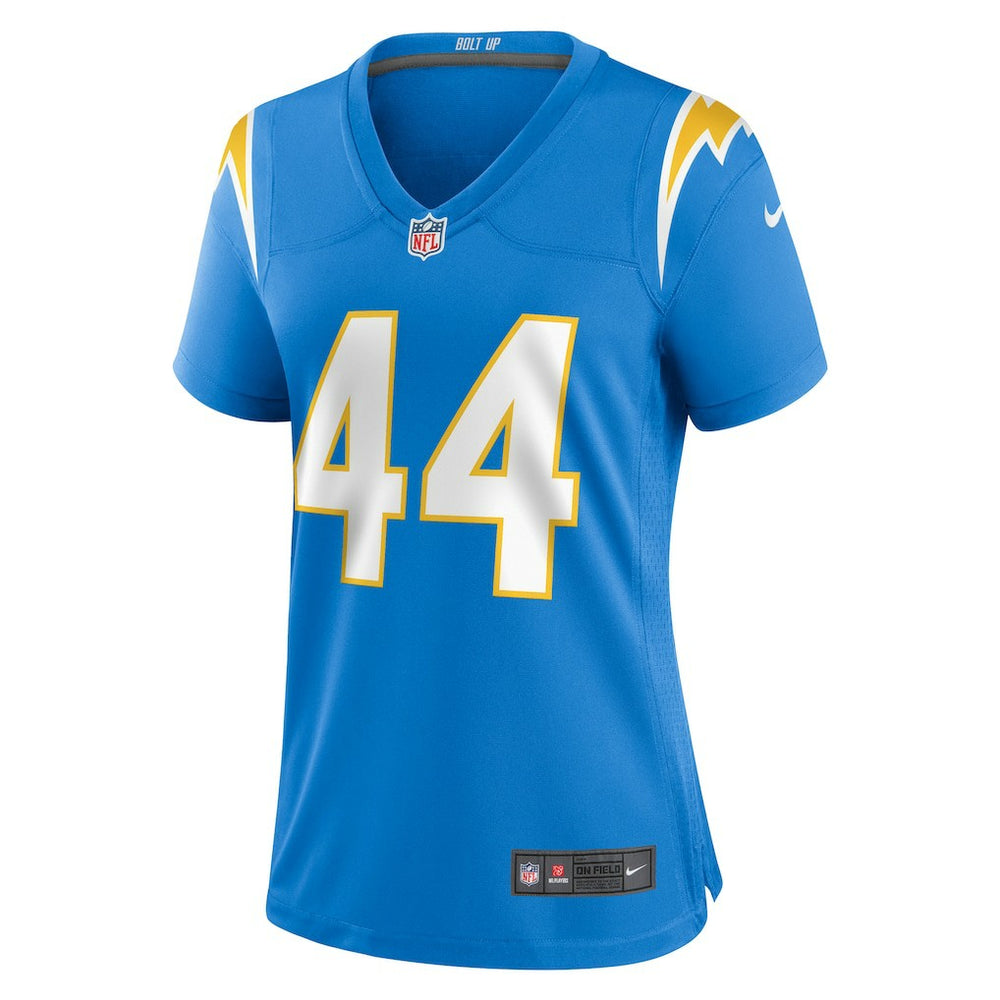 Tanner Muse Los Angeles Chargers Women's Team Game Jersey Powder Blue - Nike