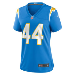 Tanner Muse Los Angeles Chargers Women's Team Game Jersey Powder Blue - Nike