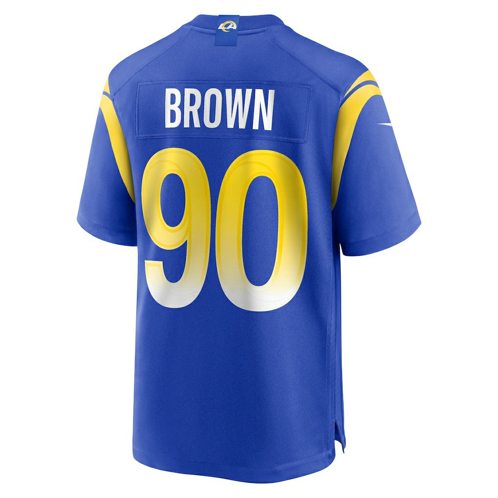 Earnest Brown IV Los Angeles Rams Team Game Jersey Royal - Nike