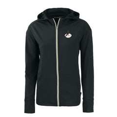 Arizona Cardinals Cutter & Buck Women's Throwback Daybreak Eco Recycled Half-Zip Hoodie Black - NFL