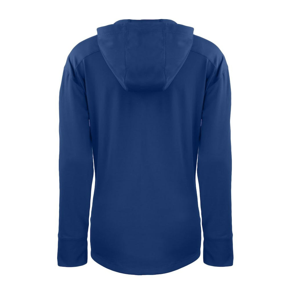 Buffalo Bills Cutter & Buck Women's Throwback Daybreak Eco Recycled Half-Zip Hoodie Royal - NFL