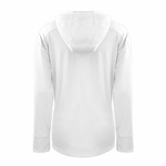 Detroit Lions Cutter & Buck Women's Throwback Daybreak Eco Recycled Half-Zip Hoodie White - NFL