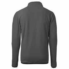 Detroit Lions Cutter & Buck Throwback Cascade Eco Sherpa Fleece Quarter-Zip Pullover Jacket Gray/Black - NFL