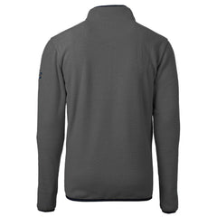 New Orleans Saints Cutter & Buck Throwback Cascade Eco Sherpa Fleece Quarter-Zip Pullover Jacket Gray/Black - NFL