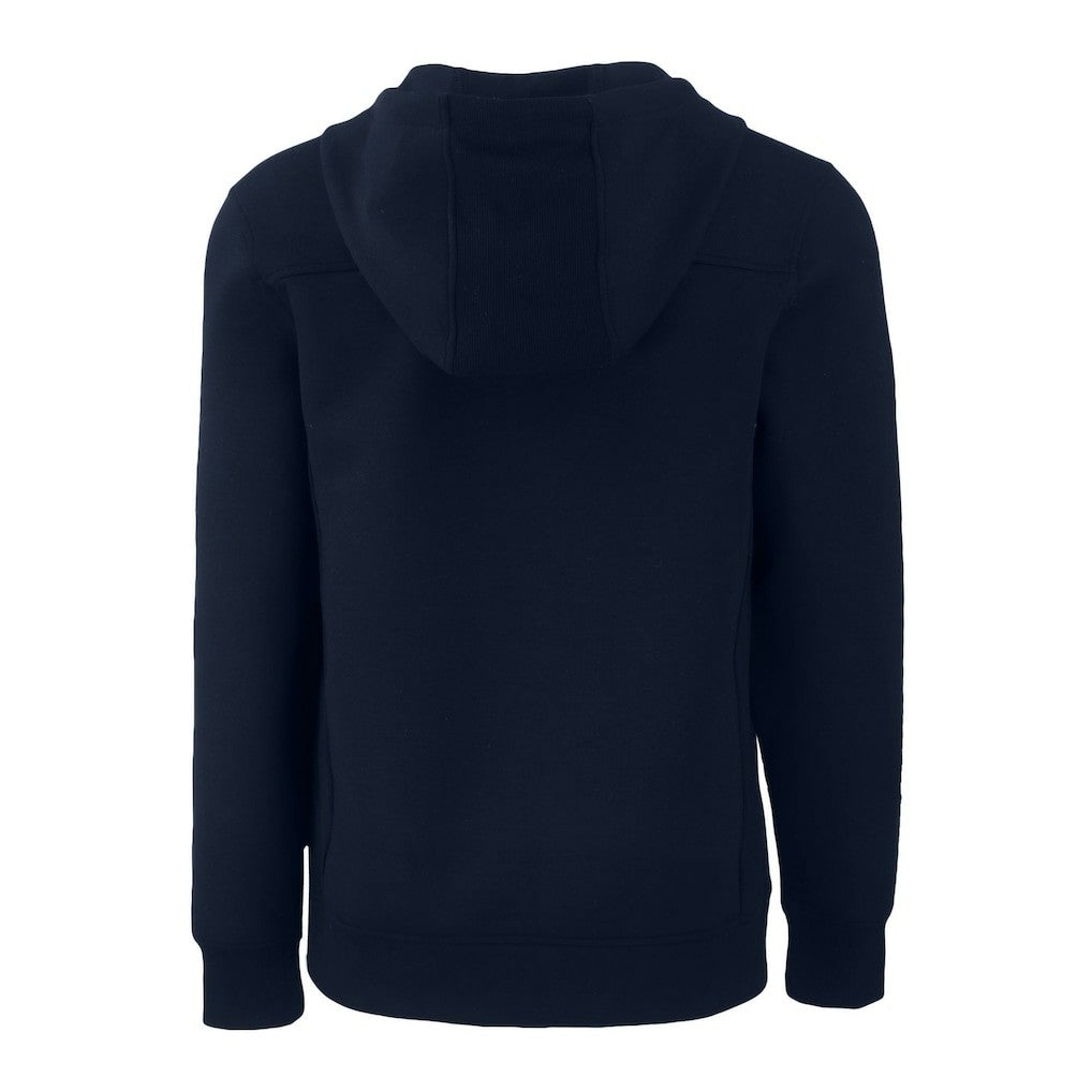 Chicago Bears Cutter & Buck Throwback Roam Eco Half-Zip Recycled Pullover Hoodie Navy - NFL