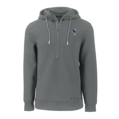 Indianapolis Colts Cutter & Buck Throwback Roam Eco Half-Zip Recycled Pullover Hoodie Gray - NFL