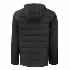 Detroit Lions Cutter & Buck Throwback Evoke Hybrid Eco Softshell Recycled Full-Zip Hoodie Jacket Black - NFL